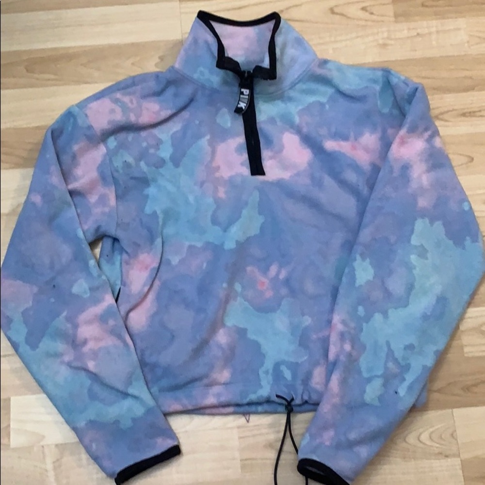 VS Pink Quarter Zip Jacket